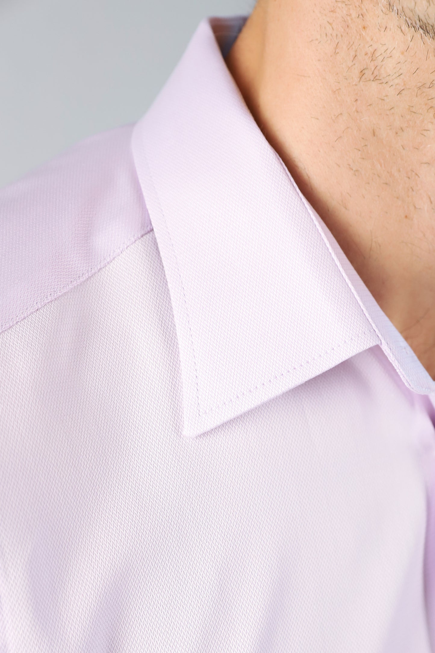 N°6 Pink long sleeve shirt slim fit